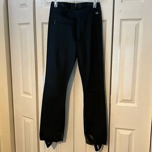 Roffe men’s stellar ski pants, black, size 28 regular.